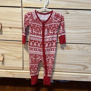 Little Sleepies Reindeer Cheer zippy